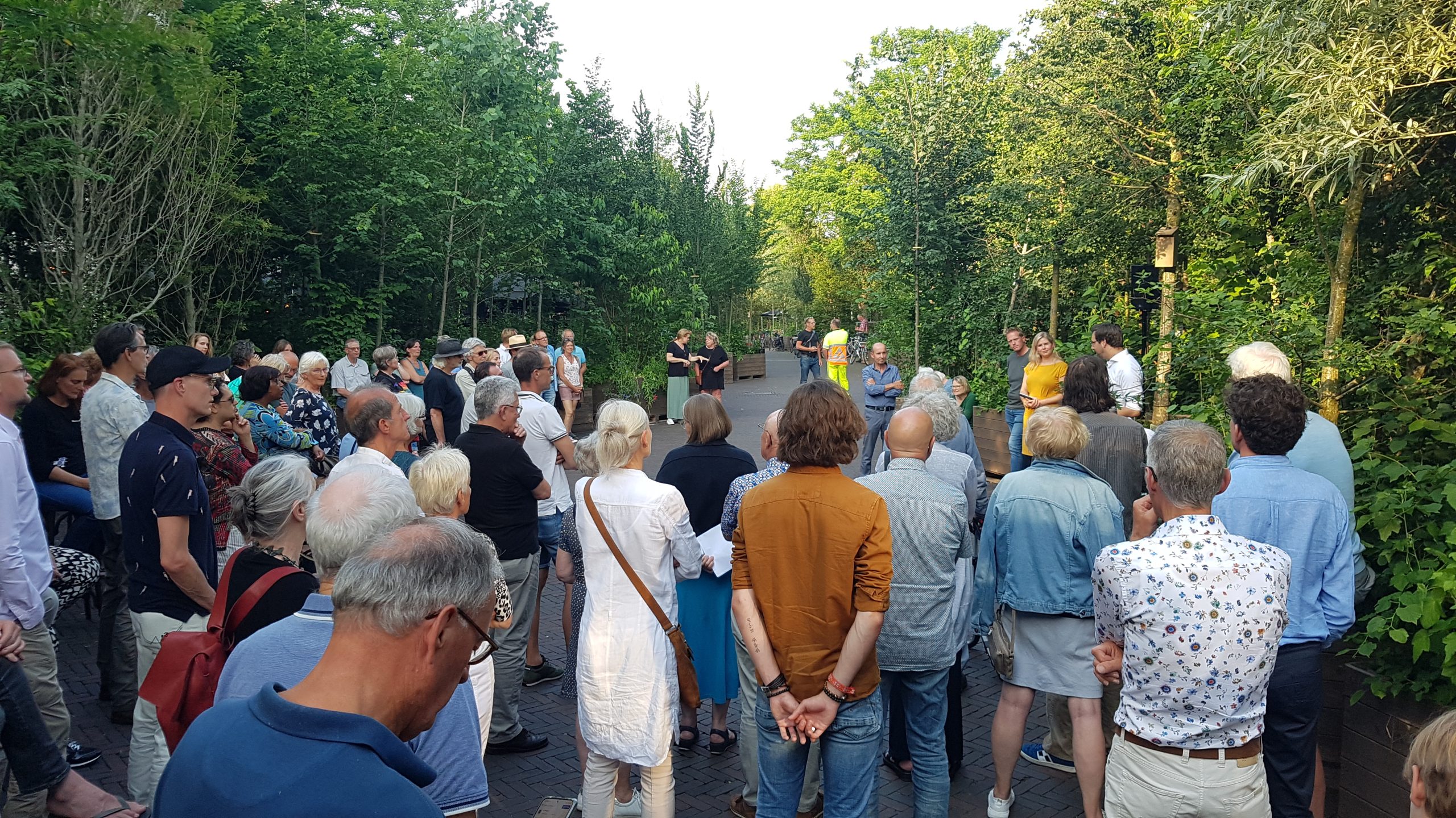 Klimaatgesprek Bosk in de binnenstad van Leeuwarden