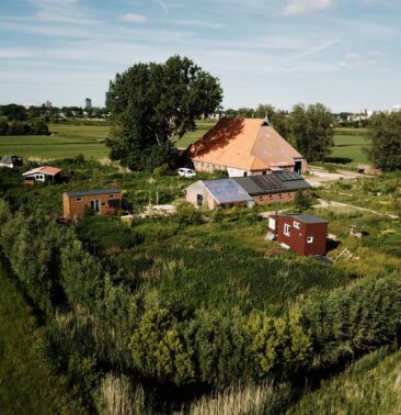 Frijlân vanuit lucht foto gemaakt